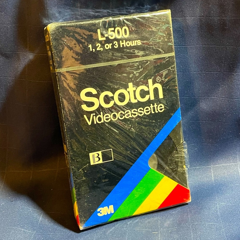 VTG Scotch 3M L-500 Beta Videocassette Tape *sealed*